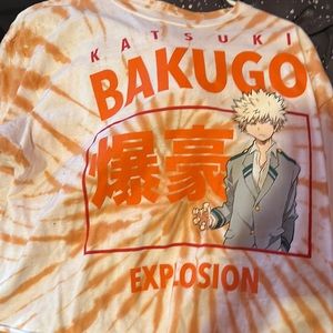 Bakugo Orange Crop Top